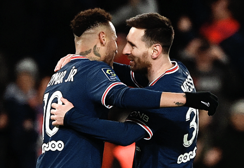 MESSI & NEYMAR JR↳ Paris Saint Germain vs FC Lorient.