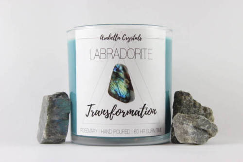 sosuperawesome:  Crystal Candles, by Arabella Crystals on Etsy  See our ‘candles’ tag 