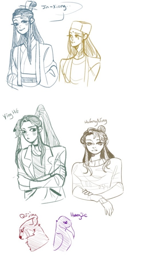 Consistent Posting? What’s That? Anyways, Have Some Xiyao And Then Characters. YīngHé And HuángNíng