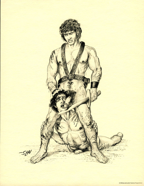 Lithograph Gladiators Series 5 - by Sean (John Klamik).