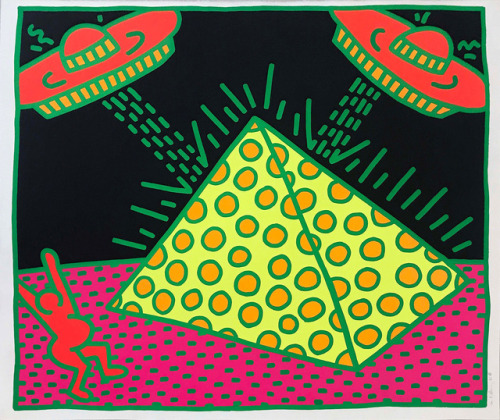 wtxch:Keith HaringUntitled (Fertility #2), 1983Silkscreen on paper