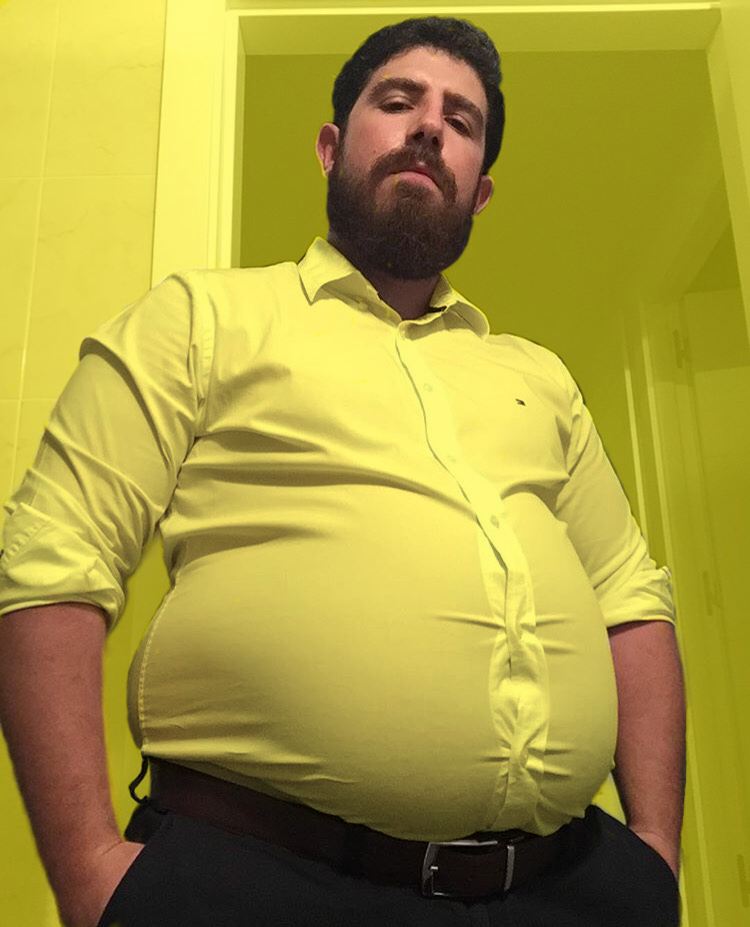 colourchubs:I have a thing for chubby guys in tight shirts and trousers. 😉