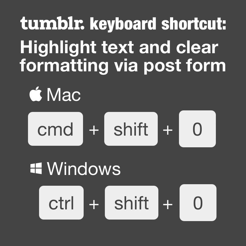 highlight text shortcut
