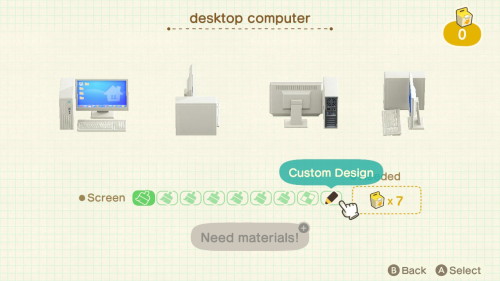 Item: desktop computer# of customizations: 8Customization names: desktop, search engine, calculation