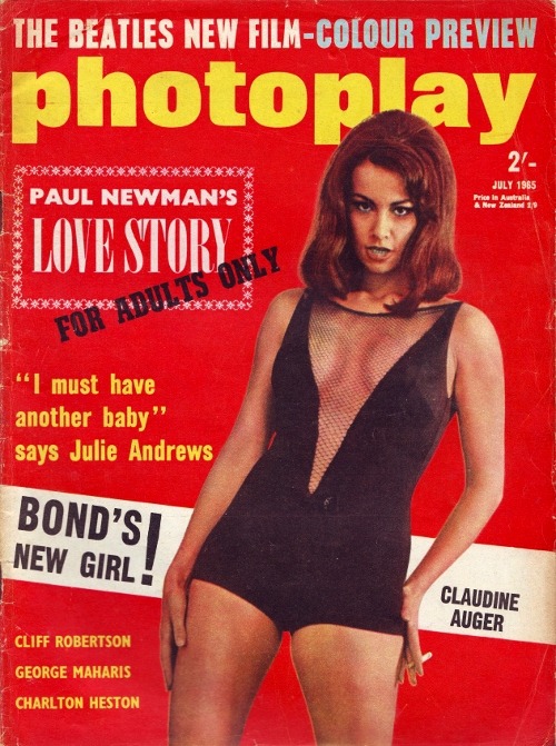 Claudine Auger - Photoplay, July 1965