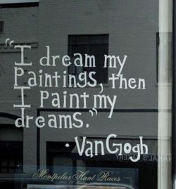 I know how you love Van Gogh. Â I love