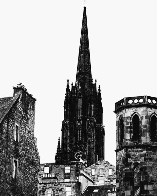 Edinburgh has some of the most beautiful architecture you will ever see. Black and white really help