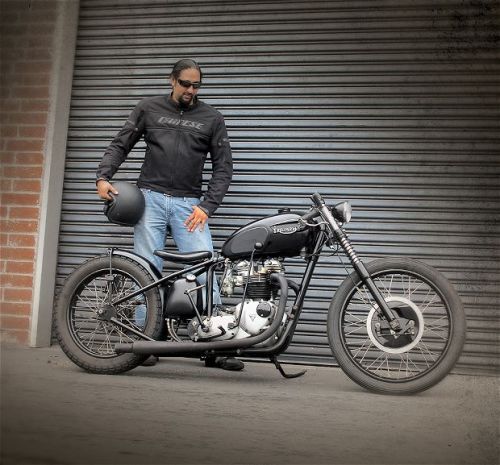 thatyouride:  Nakul Poredi and his 1970 Triumph porn pictures