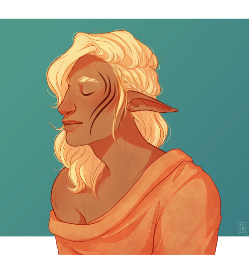 vulcanyounot:third place prize for my giveaway - a soft zevran for @loserhawke!! here’s her bo