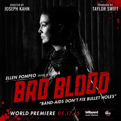 taylorswift:Meet Luna.@ellenpompeo #BadBloodMusicVideo