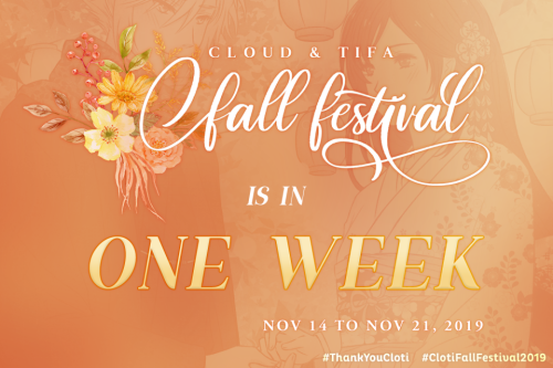 clotiweek: The Cloti Fall Festival Is Almost Here!And we hope you can join us! We have a lot planned