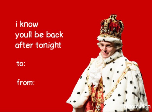 hamxlton: some hamiltines for you and your fellow trash   @linmanuel  The horse….
