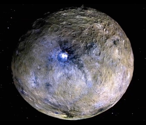 Ceres is the largest object in the asteroid belt that lies between the orbits of Mars and Jupiter, s