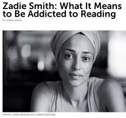 parnassusbooks:  “My name is Zadie Smith,