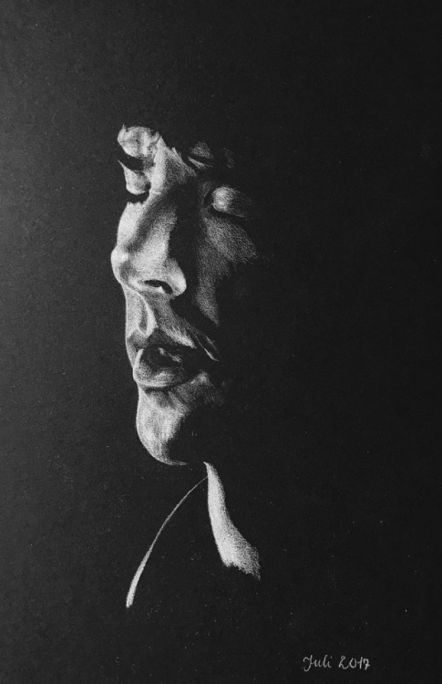 sherlgrey:Finally I’ve allowed myself to draw Sherlock again!