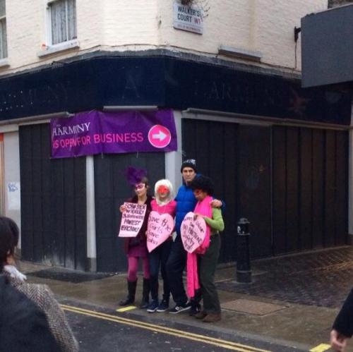 jfraseruk ‏@jfraseruk   16h  Rupert Everett and 3 working girls protesting against the &lsqu