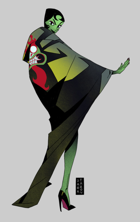 dark-tarou:   Aku’s greatest form >w>   shape shifting master~ ;9