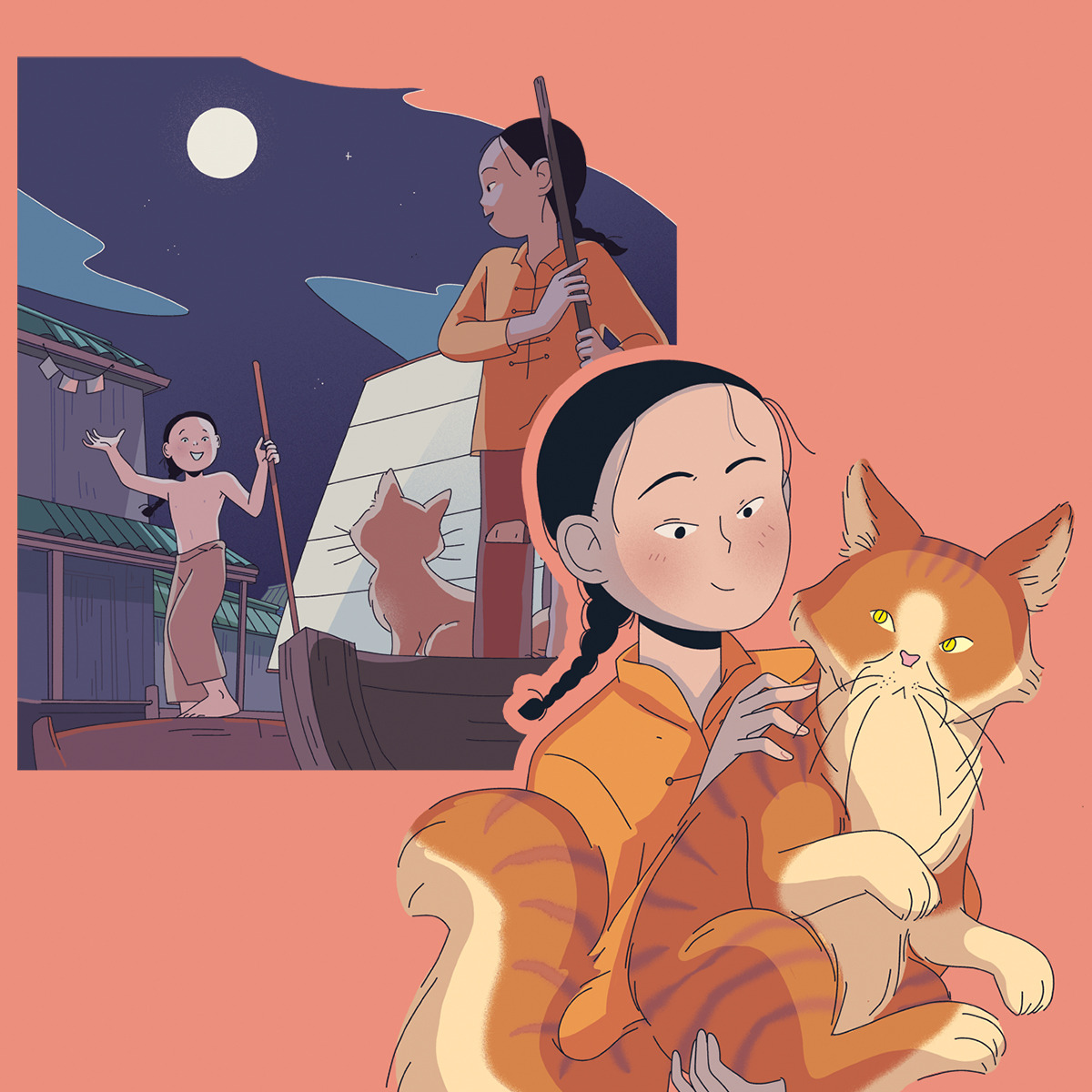 Marie Spénale — LE CHAT DE L’EMPEREUR DE CHINE, EVELYNE...