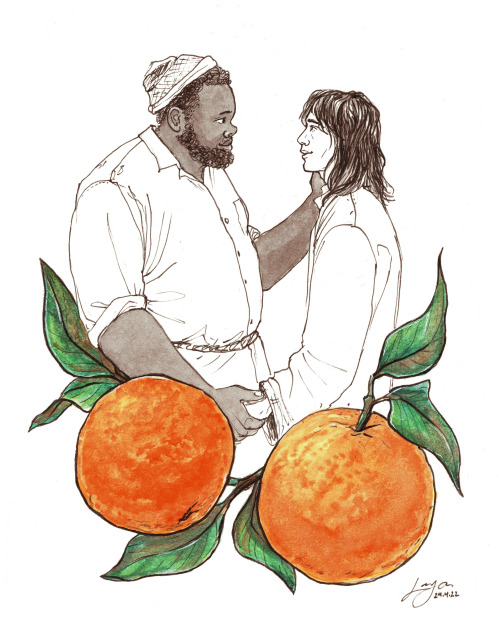 layaart:  A little Jim and Oluwande drawing I did for @artemyiss‘ bday! It’s been a long