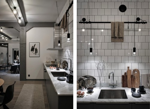 Dreamy Industrial Apartment | Goteborg, SwedenLayout: (Source: alvhem.com)