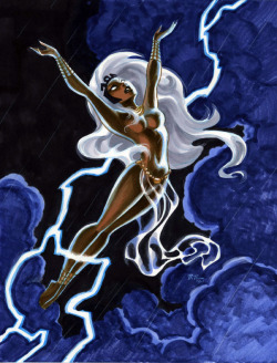 spaceshiprocket:  Storm by Bruce Timm 