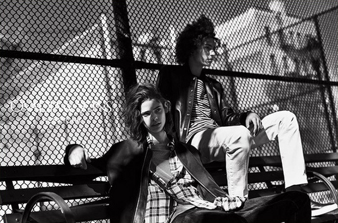 trickymintty:  Erin Mommsen &amp; Tre Samuels photographed by Damien Kim for Ovadia