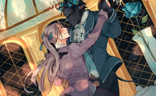lucycamui:  crimson-chains: We’re allowed to post our Fantasy Zine pieces now, so, here’