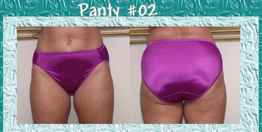 full back satin panties