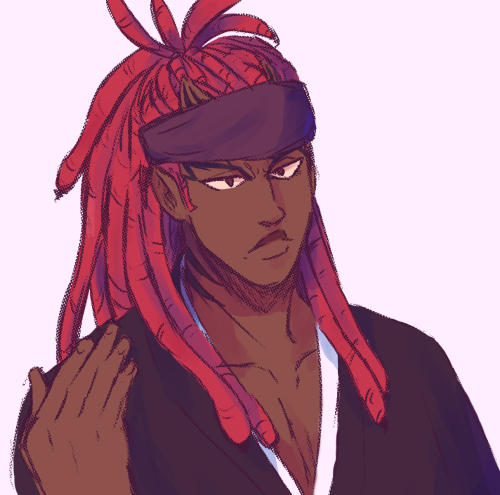 sheeppop: Had the thought of renji with dreads