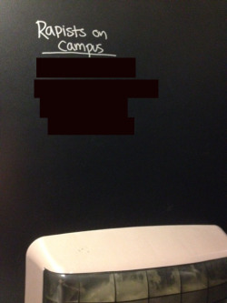 policymic:  Columbia students are taking to bathroom walls to list alleged campus rapists  In the past week, Columbia University has been hit by a wave of graffiti — but it’s a far cry from the juvenile scrawls and doodles you’d expect in the average