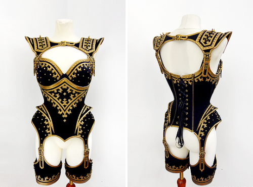 fashion-runways:ROYAL BLACK CORSETERY & COUTURE ‘Glorious Empire’ Collectionif you want to suppo