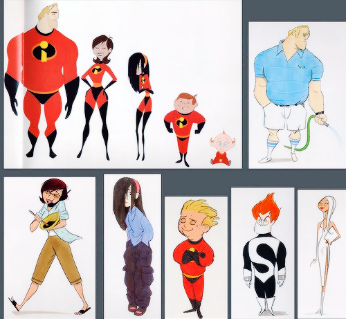 mickeyandcompany:  April 15, 2002 - Production begins on the Disney/Pixar film The Incredibles