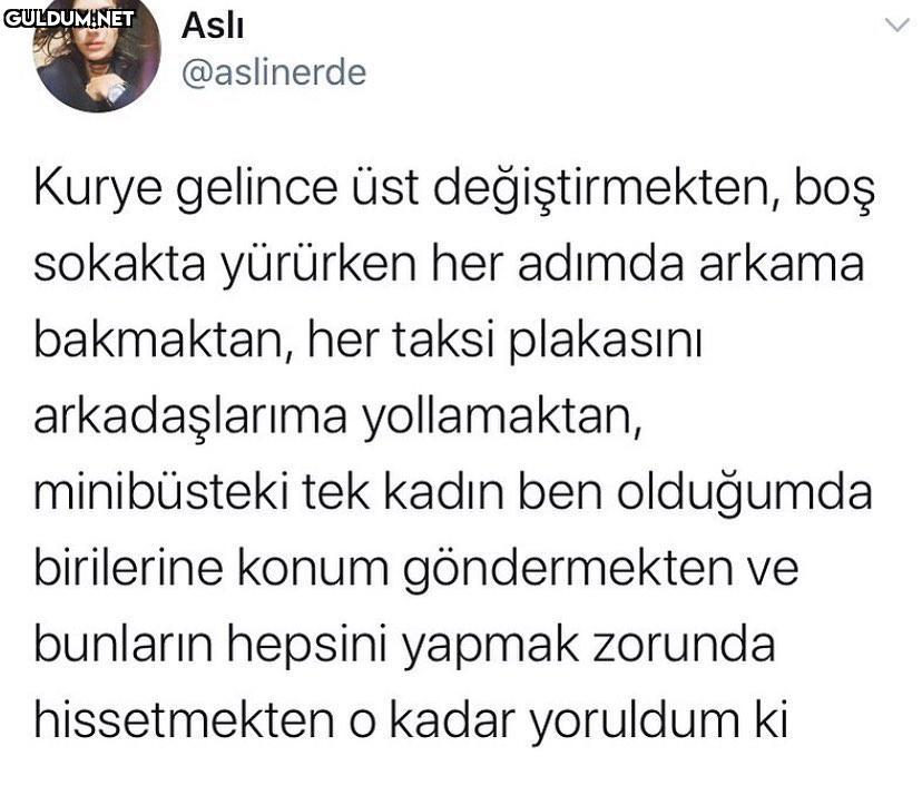 Aslı @aslinerde Kurye...