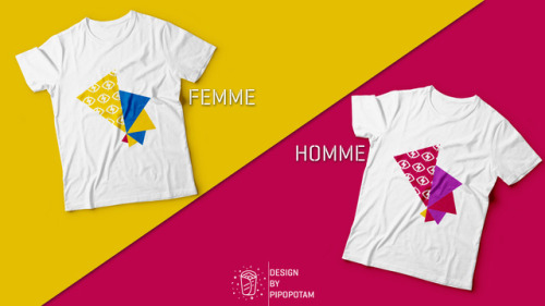Conception d’un modèle de T-shirt pour Homme et Femme pour le site Besight