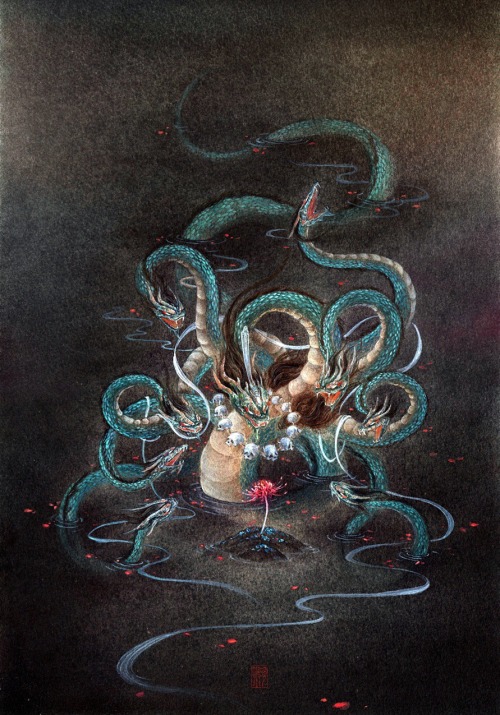 ziseviolet:mingsonjia:mingsonjia:【中国百鬼】“One Hundred Chinese Demons and Spirits”  by VIKI_LEE 李一帆upda