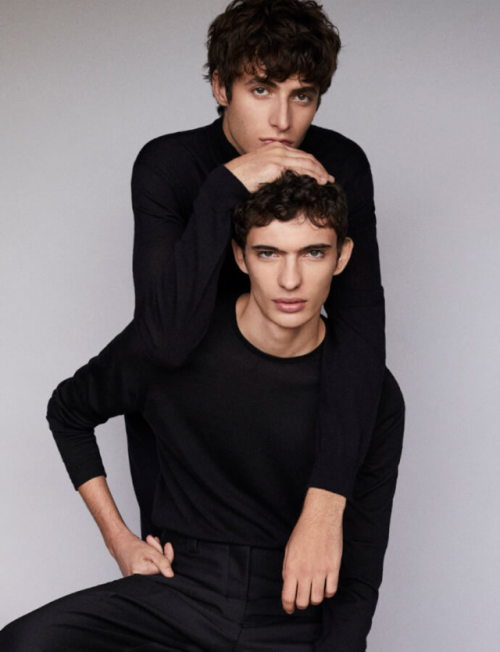 christos:Oscar Kindelan and Piero Mendez by Alvaro Beamud – Vogue España (December 2018)