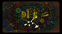 The Diary - title carddesigned by Michael