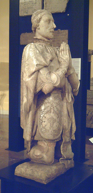 Praying statue of Peter I of Castile, the Cruel (1334–1369) made in 1504