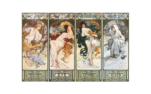 rememberance-of-things-past:  Some Mucha Drawings and Paintings  