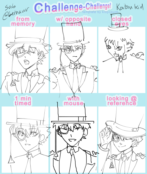 ask-incorrect-kaishin:Drawing meme done with Kaito and Shinichi