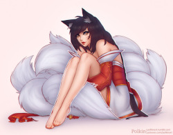 polkinart: Another color commission for MistressAhri 