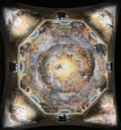 Correggio (Antonio Allegri da Correggio, 1489-1534); Assumption of the Virgin, completed between 1524-1530; fresco, 1195 x 1093 cm; Dome of the Cathedral of Parma, Italy