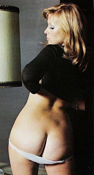 eroticaretro:  Successful pornographic actress, Mary Millington (Mary Ruth Quilter), appearing as Knave’s centerfold girl for March 1974; originally a glamour model, the blonde beauty returned to posing for still images after starring in over 20 John