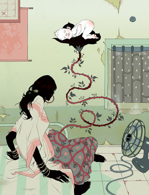 artforadults:  by the great Tomer Hanuka, follow tomer on tumblr 