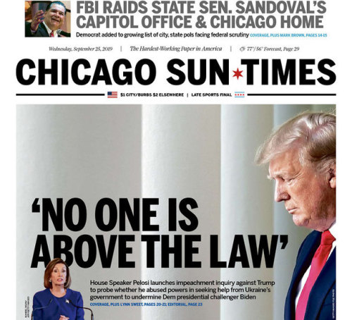 ‘It’s on’: How newspapers around the world covered Pelosi’s launch of impeac