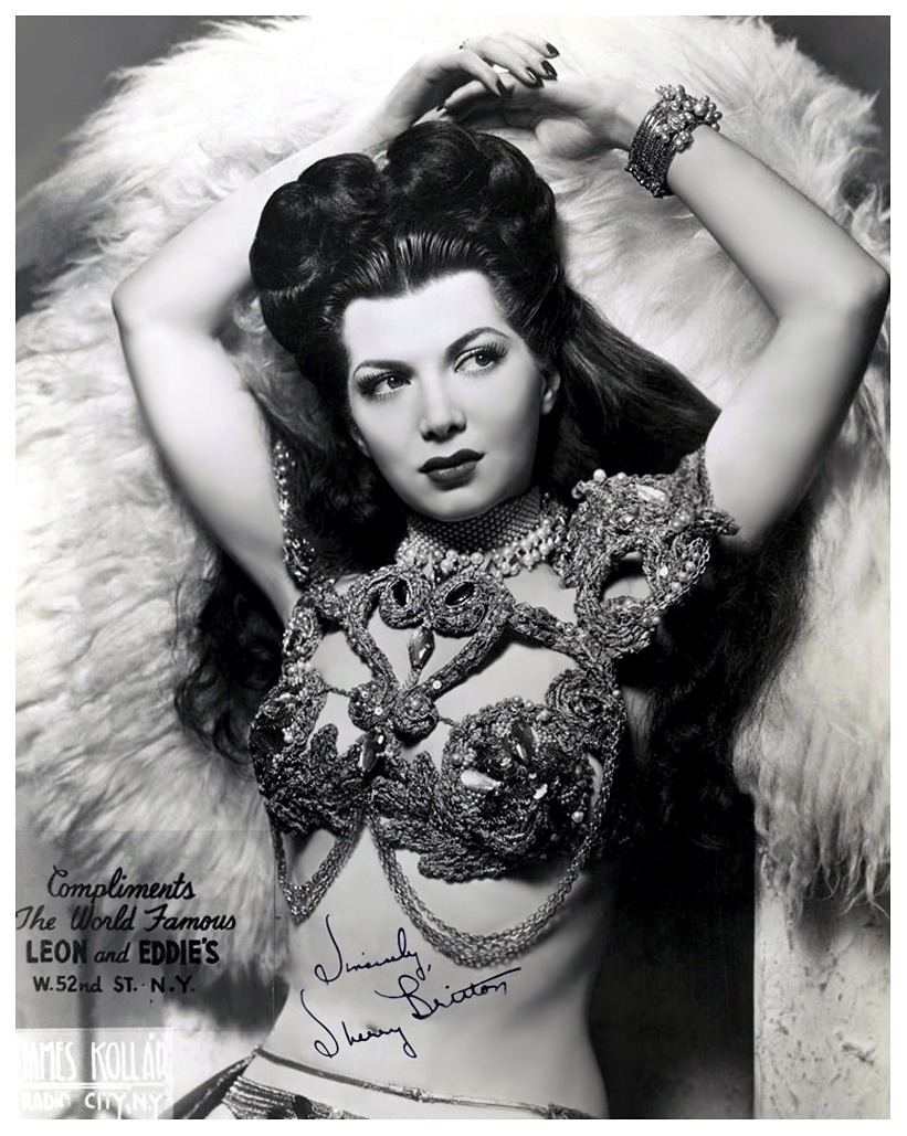 burleskateer: Sherry Britton is featured on this complimentary 40’s-era souvenir