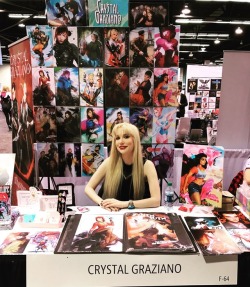 crystalgraziano:  At my Wondercon table in