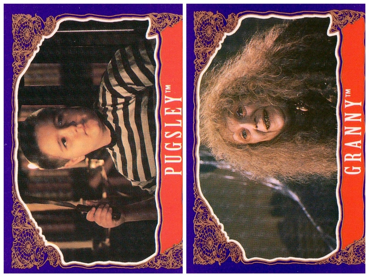 zgmfd:  1991 Topps Addams Family trading cards