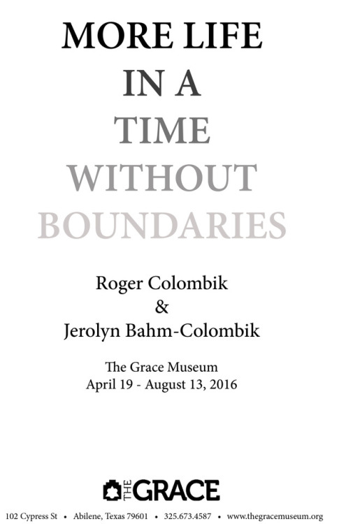 More Life in a Time Without Boundaries
The small child appears to be enjoying his ride through the supermarket from his perch on the shopping cart. With an orange in each hand he conducts a secret orchestra with a clash of symbols and wildly flaying...