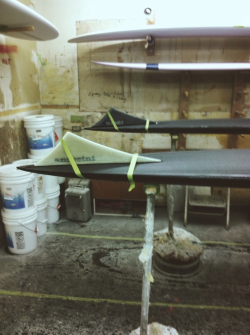 Two keel fin 7'9&quot; by 18.25&quot; pintails that replicate the boards I made for myself and my br